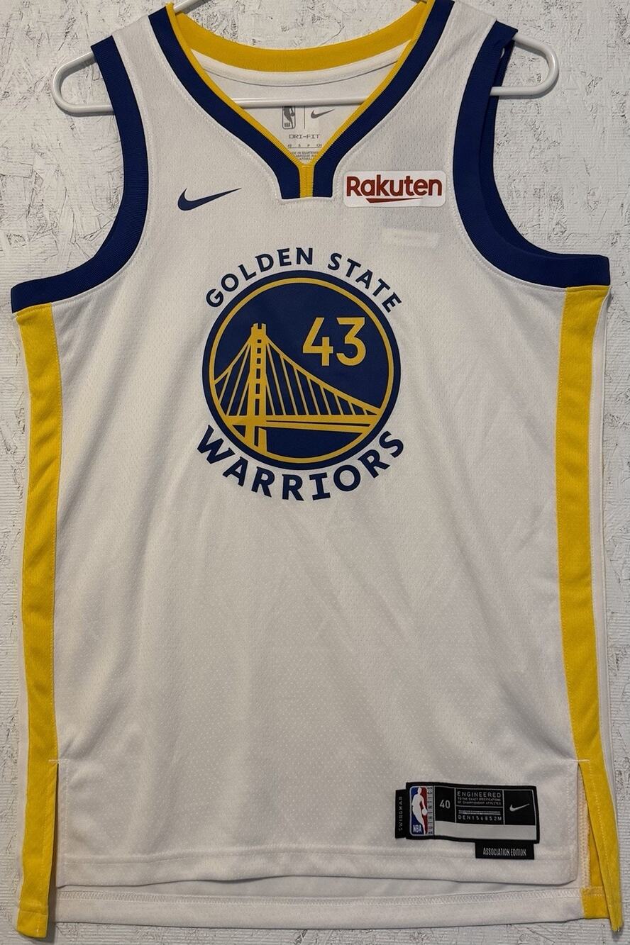 Nike Dri-Fit Golden State Warriors Lindy Waters III #43 Jersey Size 40 Small